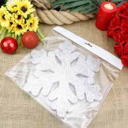 Gümüş Kar Tanesi 26CM - 2