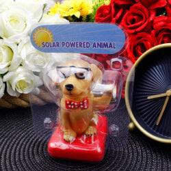 Güneş Enerjili Solar El Sallayan Kahverengi Köpek - 3