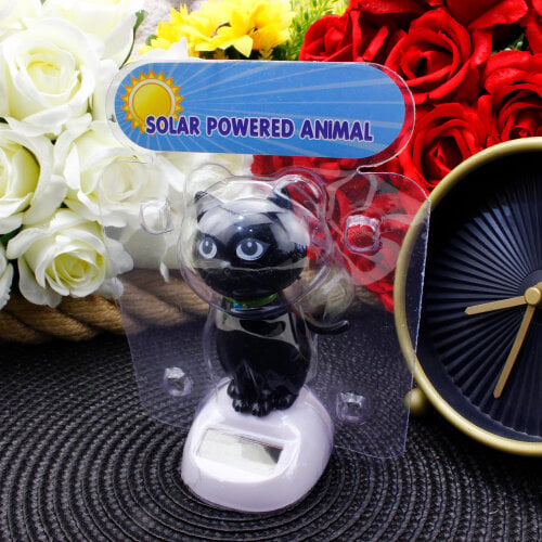 Güneş Enerjili Solar Sallanan Kedi - Toptanalim (1)
