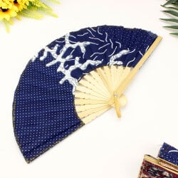 Hediyelik Desenli Bambu Şık Yelpaze 10'lu Paket - 4