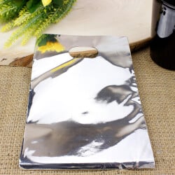 Hediyelik El Geçme Poşeti Gri 13X20CM 50'li Paket - 1