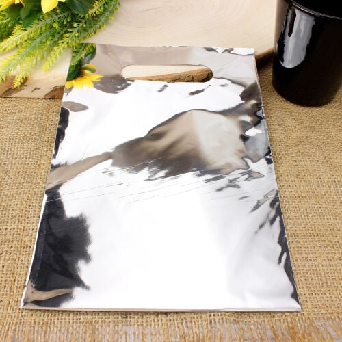 Hediyelik El Geçme Poşeti Gri 17x25CM 50'li Paket - 1