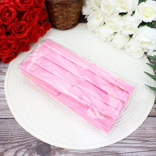 Hediyelik Pembe Renk Şık Yelpaze 12’li Paket - Toptanalim (1)