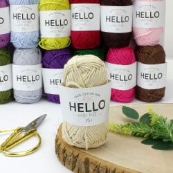 HELLO DK COTTON İPLİK 25 GR.62,5 MT. Açık Bej - 1