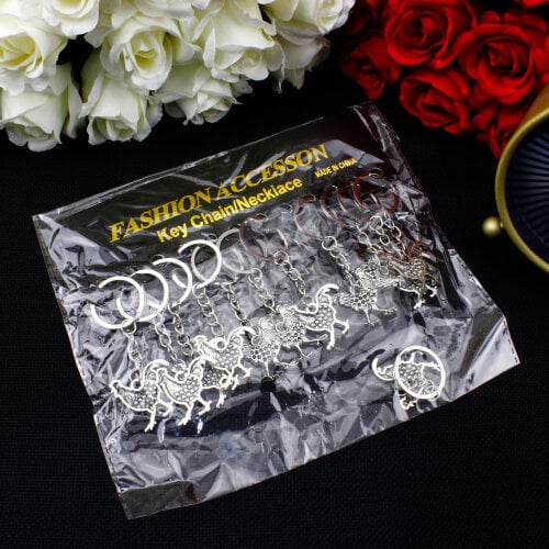 Horoz Figürlü Metal Anahtarlık 12’li Paket - 4