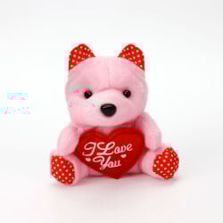 I Love You Büyük Boy Peluş Ayıcık Anahtarlık Karışık Renk 20'li Paket - 3