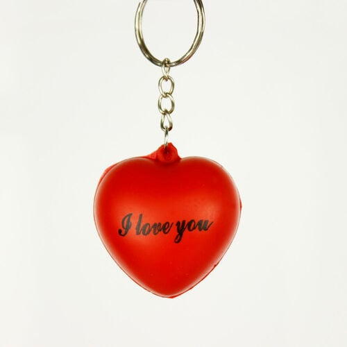 I Love You Kalp Stres Topu Anahtarlık 12'li Paket - 2