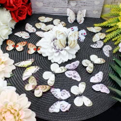 İki Katlı Pvc Kelebek Beyaz 100'lü Paket - 1