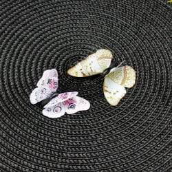 İki Katlı Pvc Kelebek Beyaz 100'lü Paket - 2