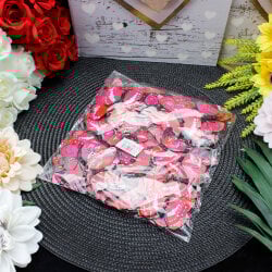 İki Katlı Pvc Kelebek Pembe 100'lü Paket - 3