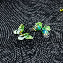 İki Katlı Pvc Kelebek Yeşil 100'lü Paket - 2