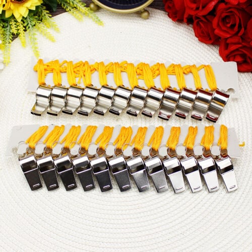 İpli Metal Düdük 12'li Paket - 1