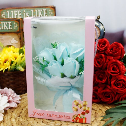 Just For You Asorti 3'Lü Gül Buket Hediyelik Çanta - 4