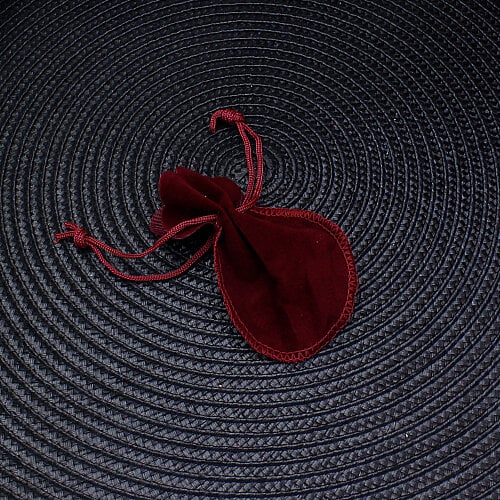 Kadife Lale Kese Bordo 7x9 cm (100’lü Paket) - Toptanalim (1)