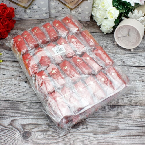 Kalp Aynalı Çanta Charm Aksesuar Kırmızı - 3