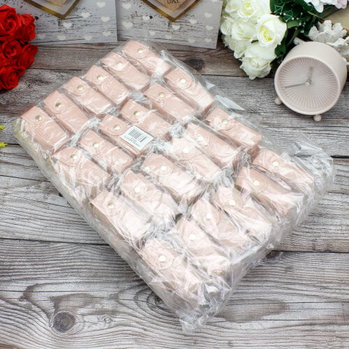 Kalp Aynalı Çanta Charm Aksesuar Pembe - 3