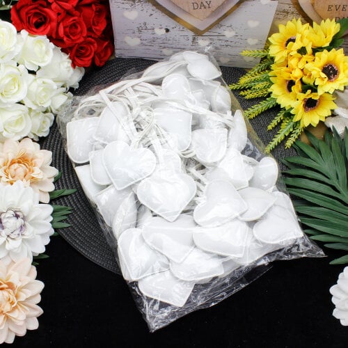 Kalp Figürlü Çanta Charm Aksesuar Beyaz - Kare Dekor (1)