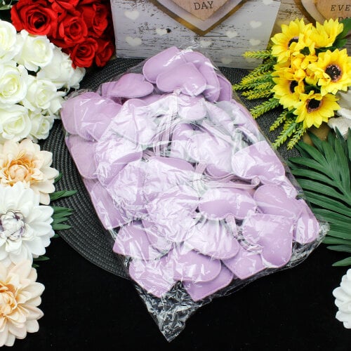 Kalp Figürlü Çanta Charm Aksesuar Lila - Kare Dekor (1)