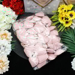 Kalp Figürlü Çanta Charm Aksesuar Pembe - 2