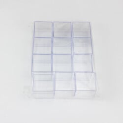 Kare Şeffaf Mika Kutu 5X5X5CM - 2