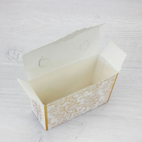 Karton Saplı Desenli Çanta Kutu 12CM - 2