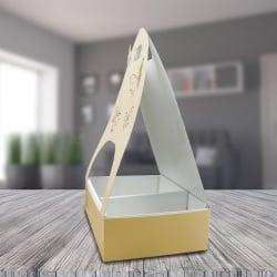 Kelebekli Çiçek Çantası Sarı - 2
