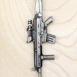Keskin Nişancı Tüfeği Metal Anahtarlık - 2