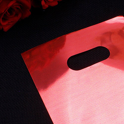 Kırmızı Hediyelik El Geçme Poşeti 13x20 cm 100’lü Paket - Toptanalim (1)