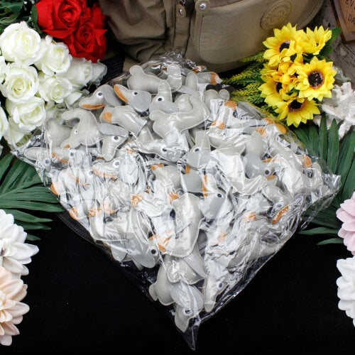 Köpek Figürlü Çanta Charm Aksesuar Gri - 3