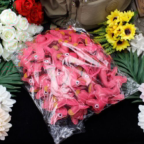 Köpek Figürlü Çanta Charm Aksesuar Koyu Pembe - 3