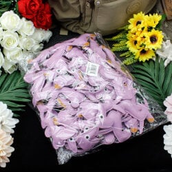 Köpek Figürlü Çanta Charm Aksesuar Lila - 3