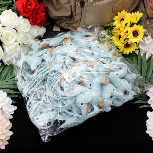 Köpek Figürlü Çanta Charm Aksesuar Mavi - 3