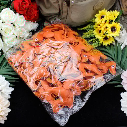 Köpek Figürlü Çanta Charm Aksesuar Turuncu - 3