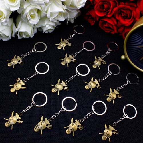 Kuru Kafa Figürlü Metal Anahtarlık 12’li Paket - Toptanalim