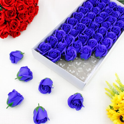 Lacivert Sabun Gül 50’li Paket - Toptanalim