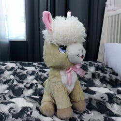 Lama Peluş 40CM Kahverengi - 3