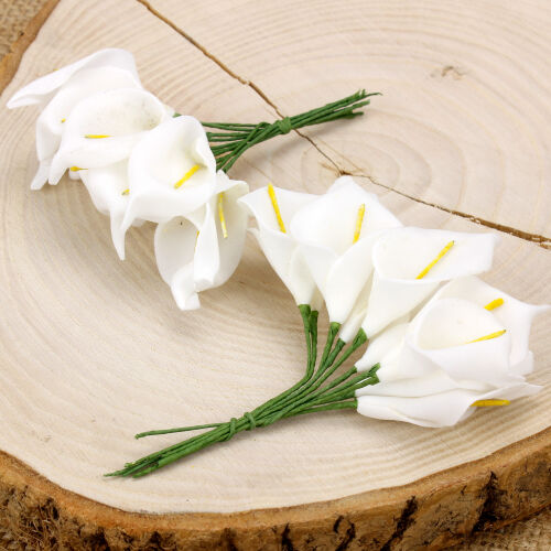 Lateks Gala Çiçeği 120'Li Paket Beyaz - 2