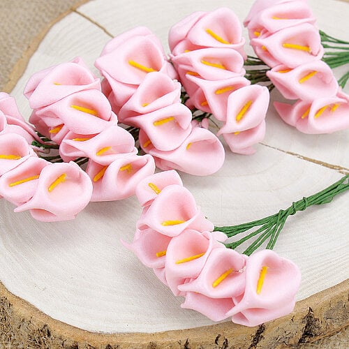 Lateks Gala Çiçeği Açık Pembe 120’li Paket - Toptanalim
