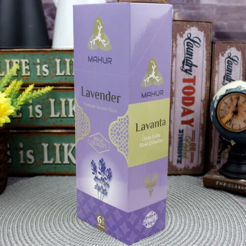 Lavanta Premium Tütsü Çubukları - Kare Dekor (1)