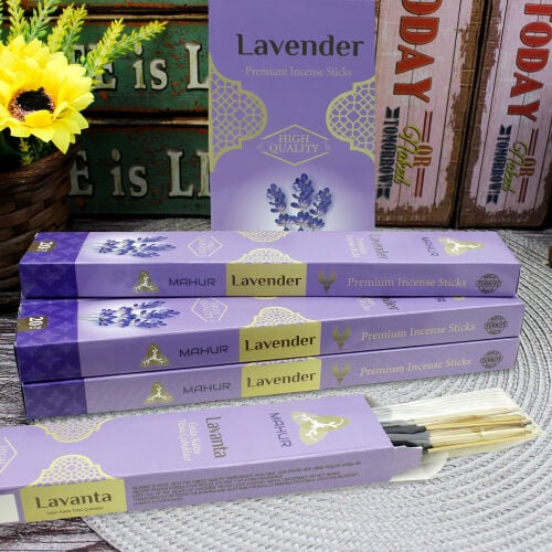 Lavanta Premium Tütsü Çubukları - Kare Dekor