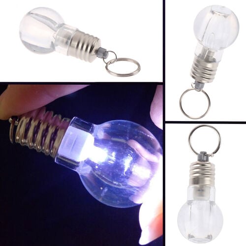 Led Fener Mini Ampul Anahtarlık 12'li Paket - 1