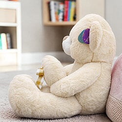 Love You Kalpli Peluş Ayı Krem 60 cm - 2