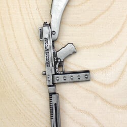 Makineli Tüfek Metal Anahtarlık - 2
