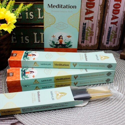 Meditasyon Premium Tütsü Çubukları - Kare Dekor