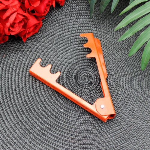 Metal Gül Temizleme Aparatı Kırmızı - Kare Dekor