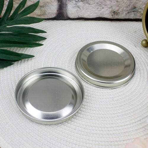 Metal Kapak 9CM - Kare Dekor