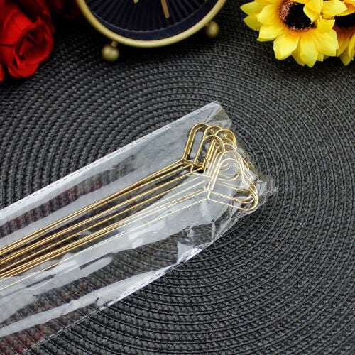 Metal Kartlık Kalp Gold 10'lu Paket 34CM - 3