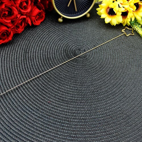 Metal Kartlık Yıldız Gold 10'lu Paket 34CM - 2