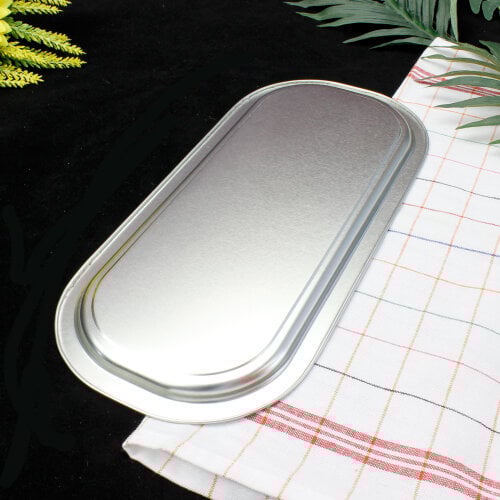 Metal Tepsi Gümüş Renk - 2