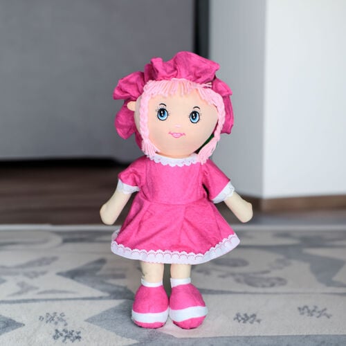 Mira Peluş Bez Bebek 70CM Pembe - 2